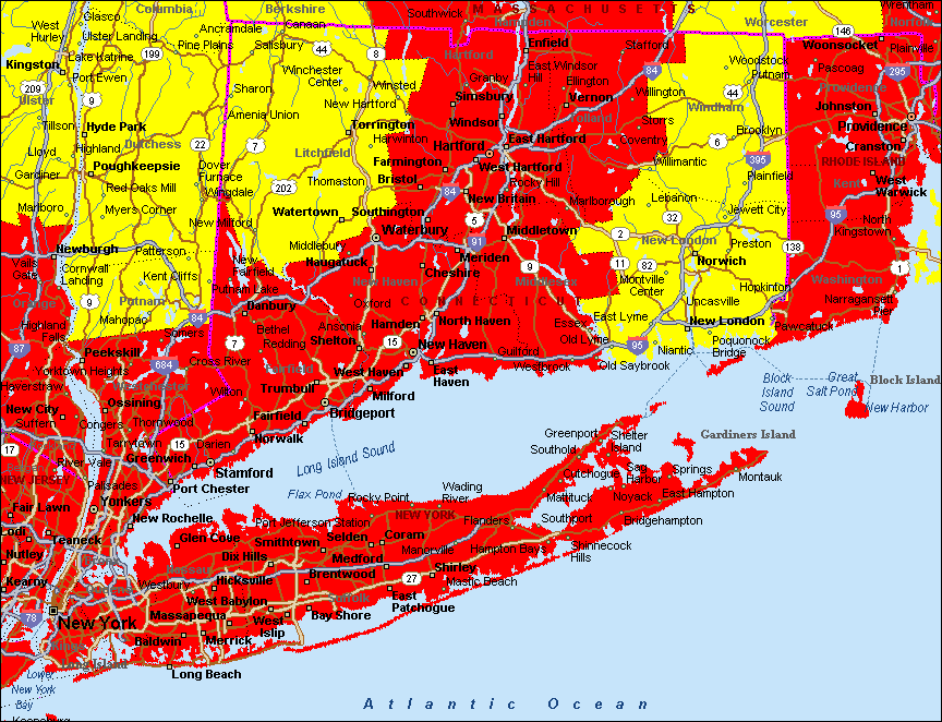 Connecticut Air Quality Map