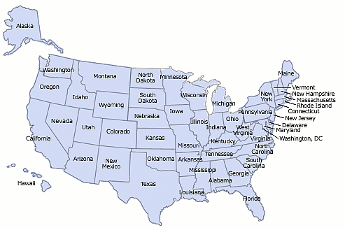 Map Of The Us